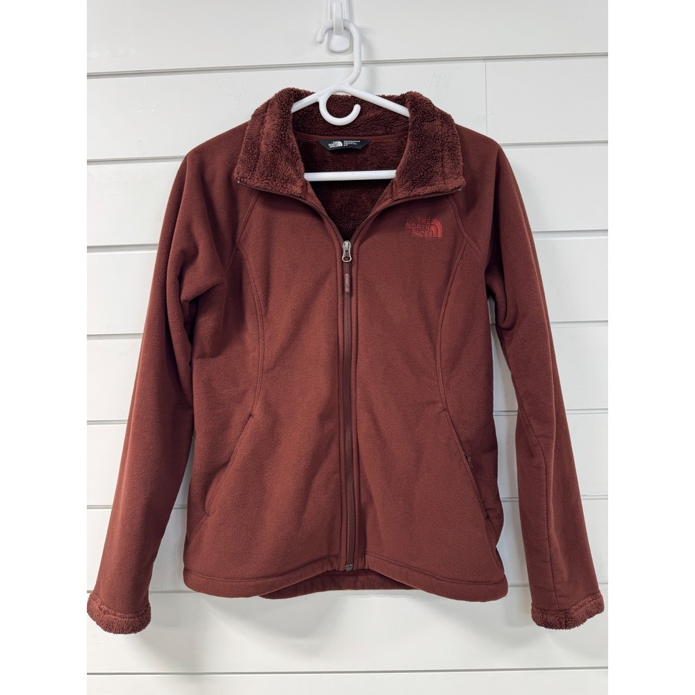 The North Face Womens Full Zip Fleece Jacket Terracotta Brown Size Small